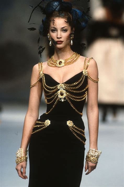 chanel 1992 chain dress price|chanel spring 1992.